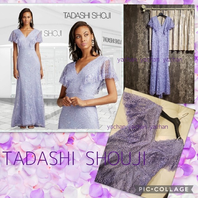 ロングドレスサイズUS4♪TADASHI　タダシショージ