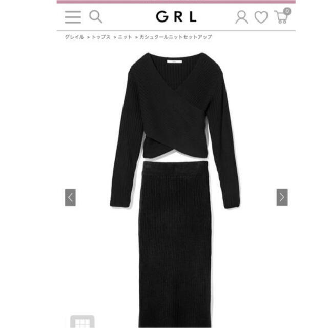 GRL(グレイル)のニットワンピース レディースのワンピース(ロングワンピース/マキシワンピース)の商品写真