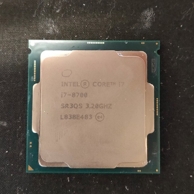 intel core i7-8700 【動作確認済み】