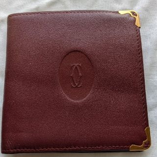 カルティエ(Cartier)のCartierマストライン　ボルドー　折財布(折り財布)