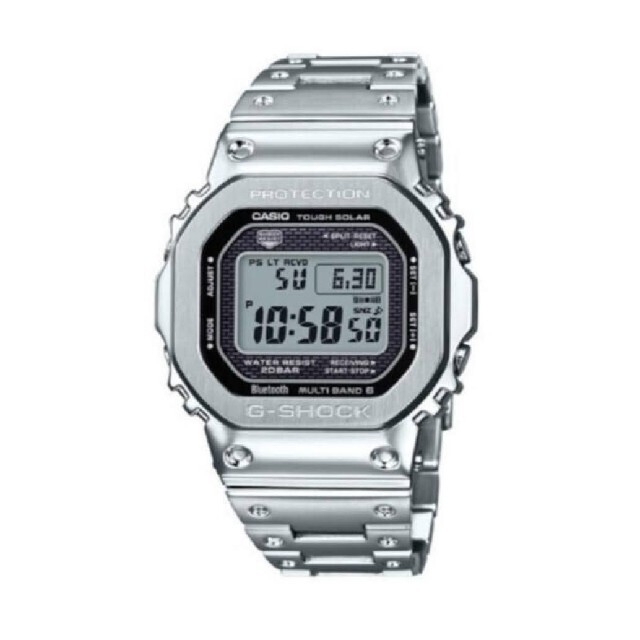 新品未使用】フルメタル G-SHOCK シルバーGMW-B5000D-1JF