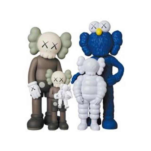 エンタメ/ホビーKAWS FAMILY BROWN/BLUE/WHITE