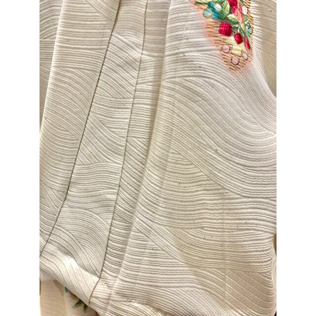 着物リメイク 訪問着 豪華花柄 ショート丈羽織 ロングスカート レディースのレディース その他(セット/コーデ)の商品写真