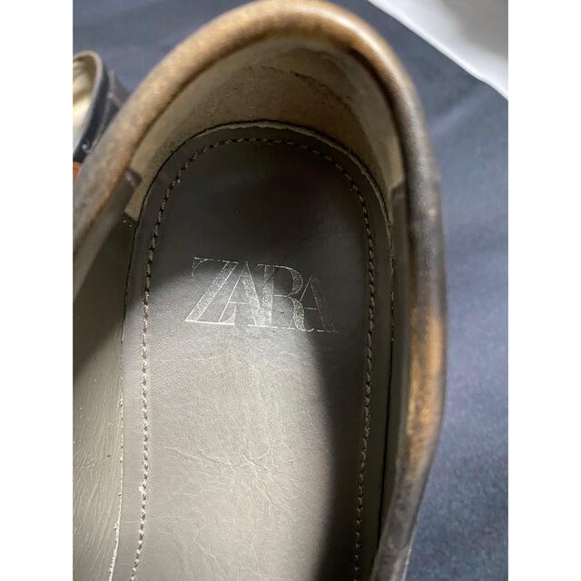 ZARA(ザラ)のZARA ドレスローファー　牛革 メンズの靴/シューズ(ドレス/ビジネス)の商品写真