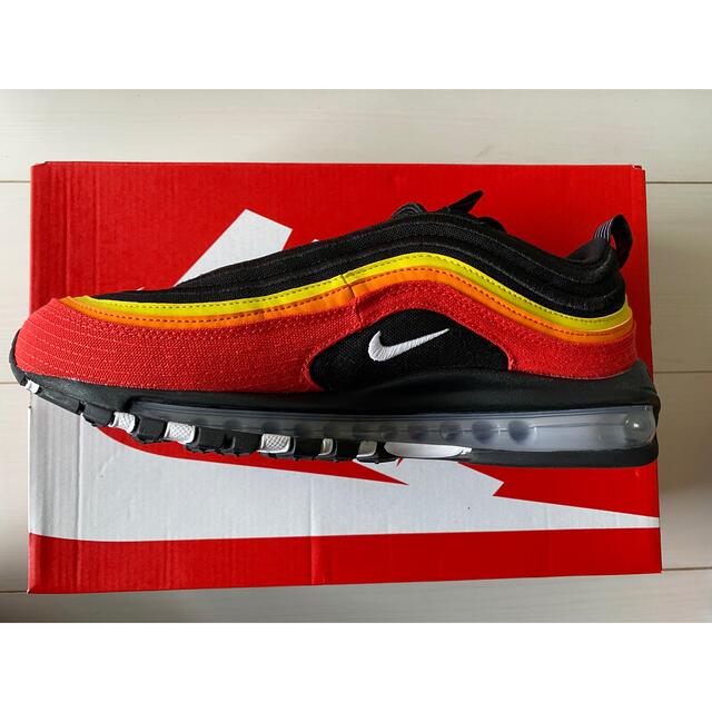 NIKE AIR MAX 97 BLACK/WHITE-CHILE RED 2