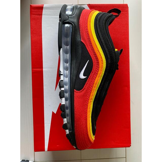 NIKE AIR MAX 97 BLACK/WHITE-CHILE RED 3