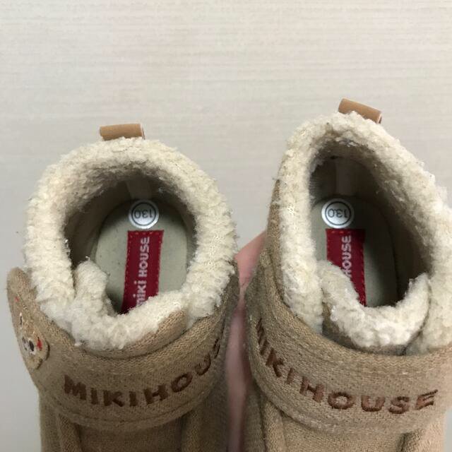 mikihouse(ミキハウス)の【まりさん購入予定】MIKIHOUSEショートブーツ☆13cm キッズ/ベビー/マタニティのベビー靴/シューズ(~14cm)(ブーツ)の商品写真