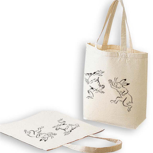鳥獣戯画シリーズ★  トートバッグ　パスケース レディースのバッグ(トートバッグ)の商品写真