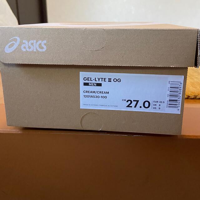 asics(アシックス)のasics GEL-LYTE III OG 岡山デニム 27.0cm メンズの靴/シューズ(スニーカー)の商品写真