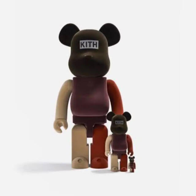 kith tokyo 限定 ベアブリック be@brick 100% 400% | フリマアプリ ラクマ