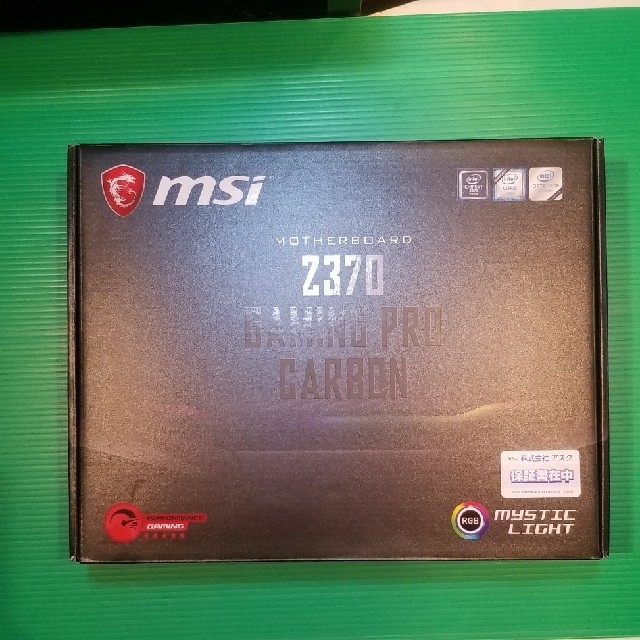 Z370　マザーボード　msi gaming pro carbonPC/タブレット