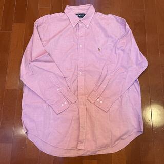ポロラルフローレン(POLO RALPH LAUREN)のラルフローレン　ボタンダウンシャツ　3L ピンクサイズ34(シャツ)