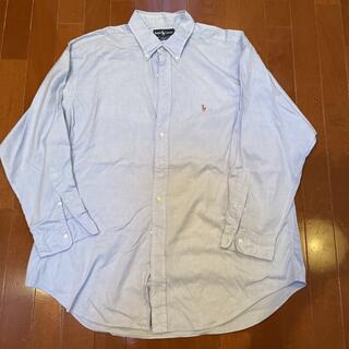 ポロラルフローレン(POLO RALPH LAUREN)のラルフローレン　ボタンダウンシャツ　3L 水色　サイズ34(シャツ)