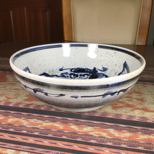 九谷焼 古青窯 大鉢 九谷焼 古青窯 大鉢