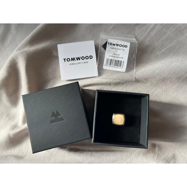 TOM WOOD Cushion Gold Top52 メンズのアクセサリー(リング(指輪))の商品写真