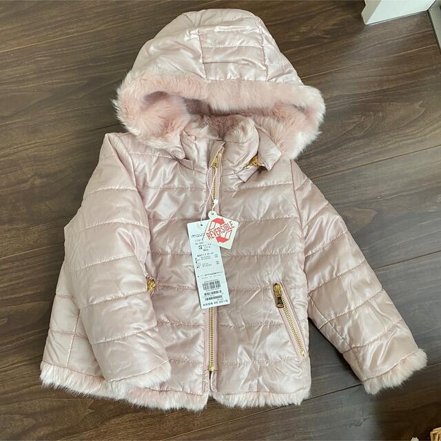 百貨店BeBe リバーシブルジャンパー ジャケット べべ 中綿ジャケット100 リバーシブル