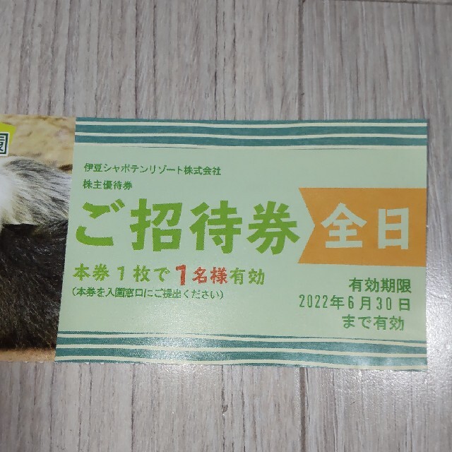 伊豆シャボテン動物公園（全日）２名様 チケットの施設利用券(動物園)の商品写真