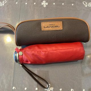 ランセル(LANCEL)の折りたたみ傘　Lancel. ケース付き(傘)