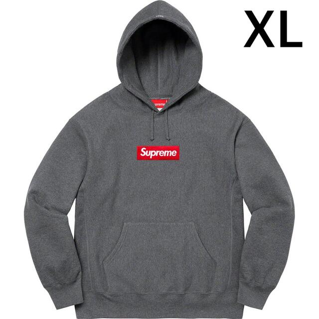 21FW Supreme Box Logo Hooded Sweatshirt