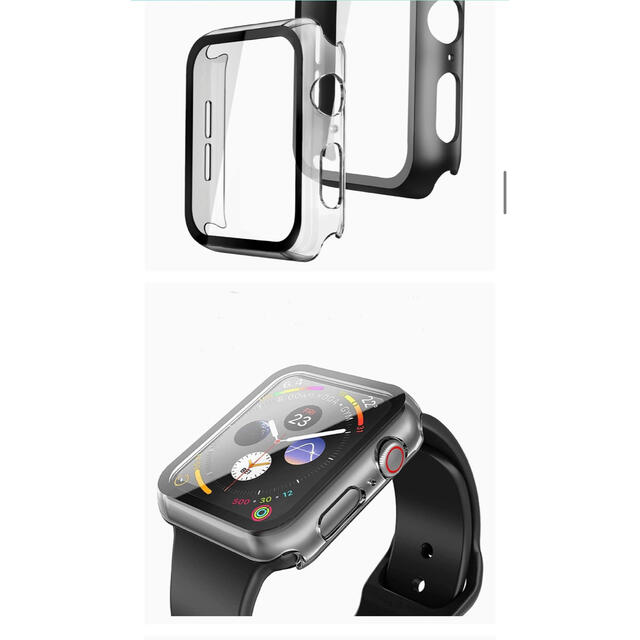 Apple Watch(アップルウォッチ)のMisxi Apple Watch シリーズ2/3 保護ケース クリア 1枚 スマホ/家電/カメラのスマホアクセサリー(モバイルケース/カバー)の商品写真