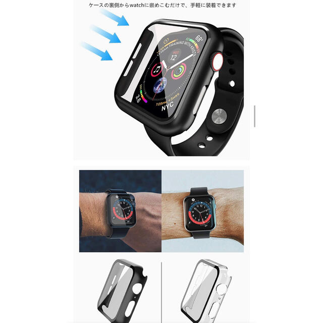 Apple Watch(アップルウォッチ)のMisxi Apple Watch シリーズ2/3 保護ケース クリア 1枚 スマホ/家電/カメラのスマホアクセサリー(モバイルケース/カバー)の商品写真