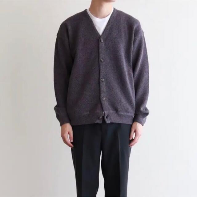 [新品未使用] MOSS STITCH V/N CARDIGAN INDIGO