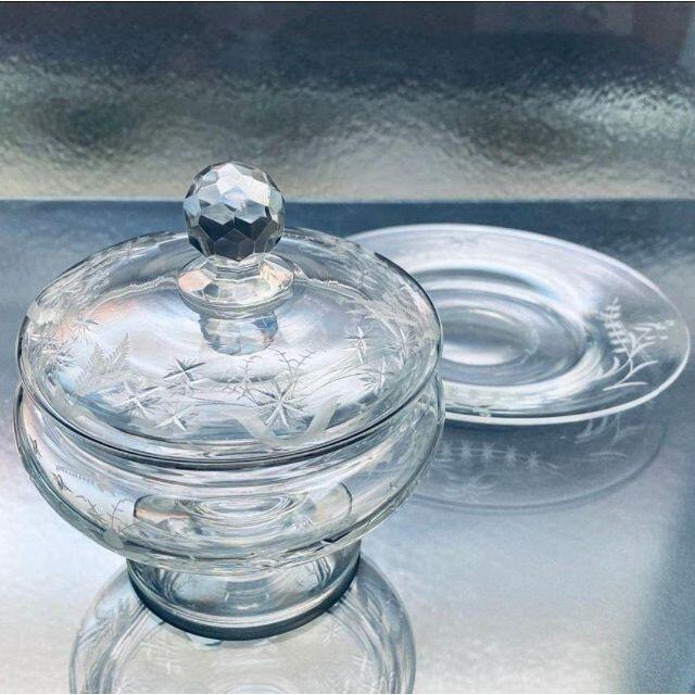 Baccarat - 【極上の逸品】オールドバカラ♢花グラヴュールの