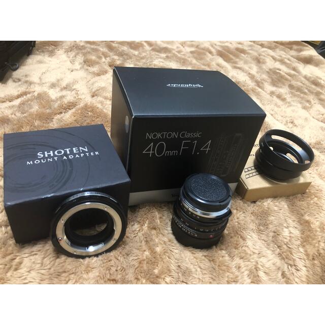 4点セット　VOIGTLAENDER NOKTON CLASSIC 40mmMC