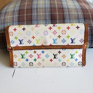 ルイヴィトン(LOUIS VUITTON)のキラレオネネ様専用LOUIS VUITTON■マルチカラー 三つ折長財布(財布)