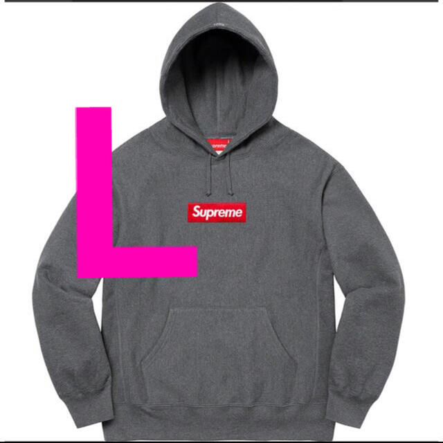 (L) Supreme Box Logo Hooded Sweatshirt