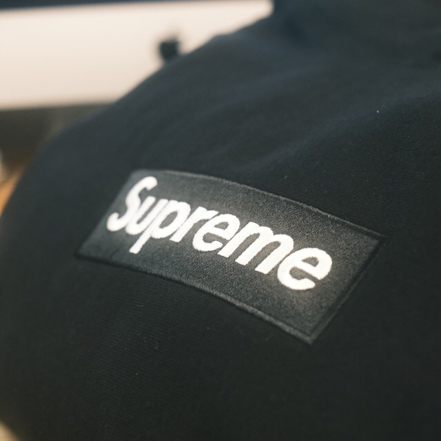 Supreme Box Logo Hooded Sweatshirt 黒 XL