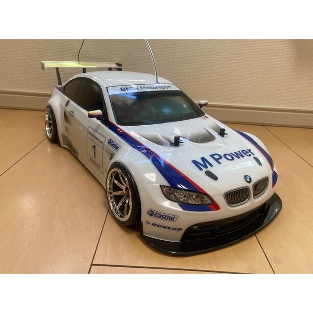 BMW(ビーエムダブリュー)のジャンク！TAMIYA タミヤ TT-01 TYPE E BMW M3 ラジコン エンタメ/ホビーのおもちゃ/ぬいぐるみ(ホビーラジコン)の商品写真