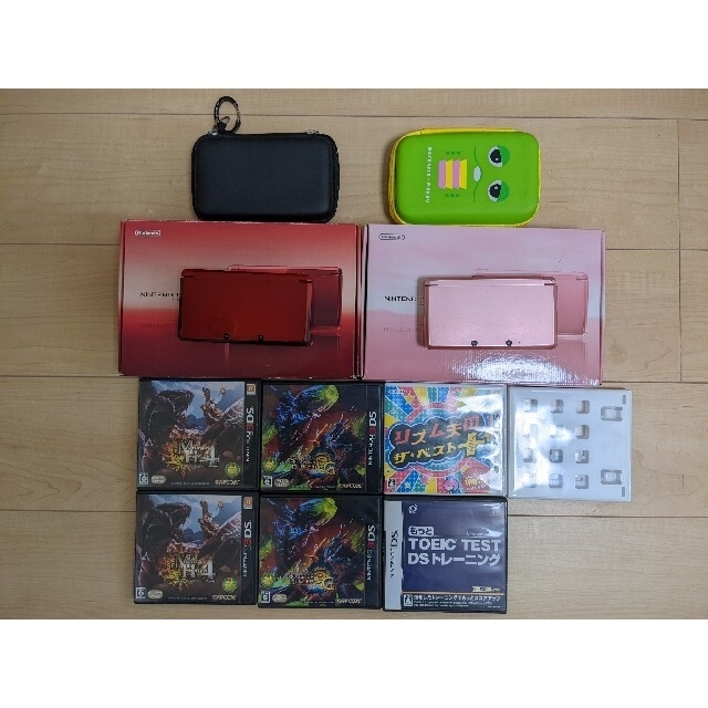 Nintendo3DS×2台　ケース付き　ソフト7本セット