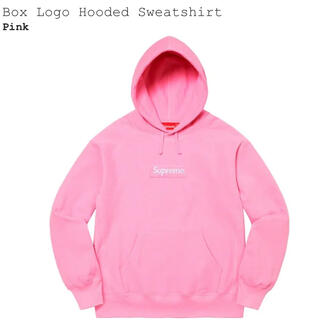 シュプリーム(Supreme)のsupreme box logo hoodie sweatshirt pink (パーカー)