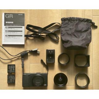 リコー(RICOH)のGR RICOH ワイドコンバージョンレンズ付 おまけ多数(コンパクトデジタルカメラ)