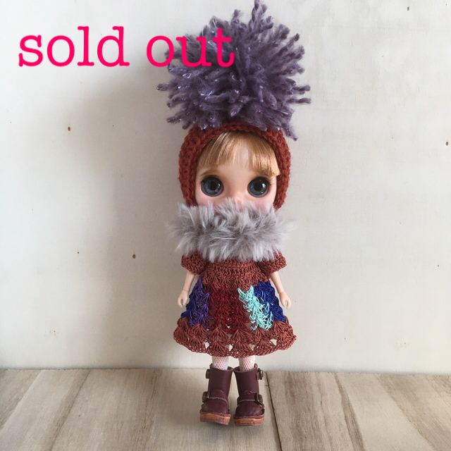 sold out ポップマートブライス・オビツ11サイズ　ドール服★No.112