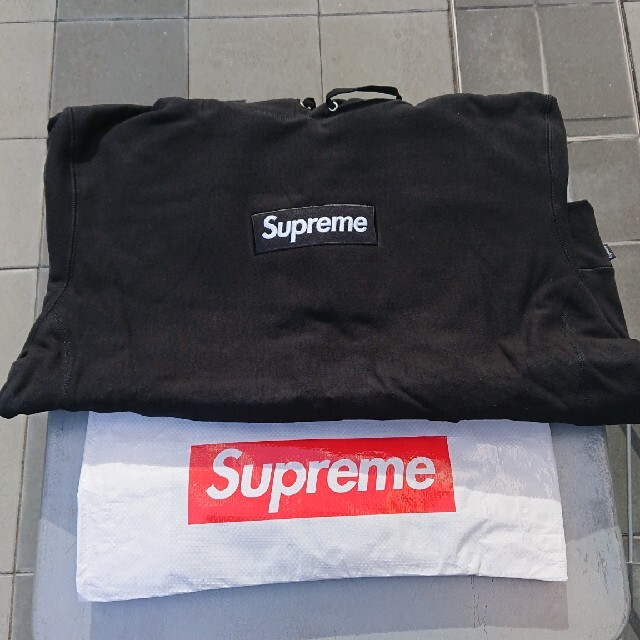 Supreme(シュプリーム)のsupreme box logo black 黒 L 21aw メンズのトップス(パーカー)の商品写真