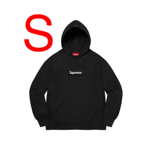 Supreme Box Logo Hooded Sweatshirt Black パーカー