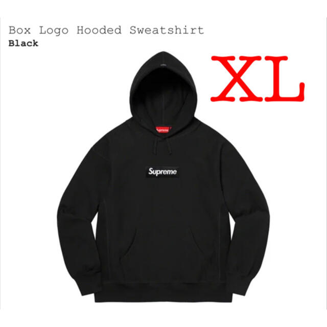 季節のおすすめ商品 Supreme - 21AW supreme box logo hooded black XL