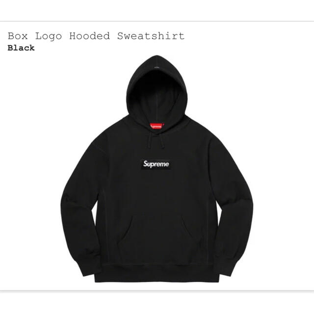 21AW supreme box logo hoodie