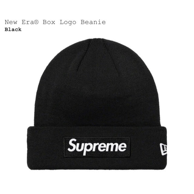 ニット帽/ビーニー21AW supreme new era box logo beanie