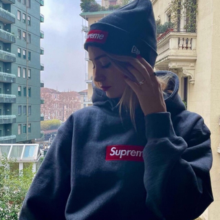 Supreme - Box Logo Hooded Sweatshirt Charcoal Sサイズの通販 by NNN ...