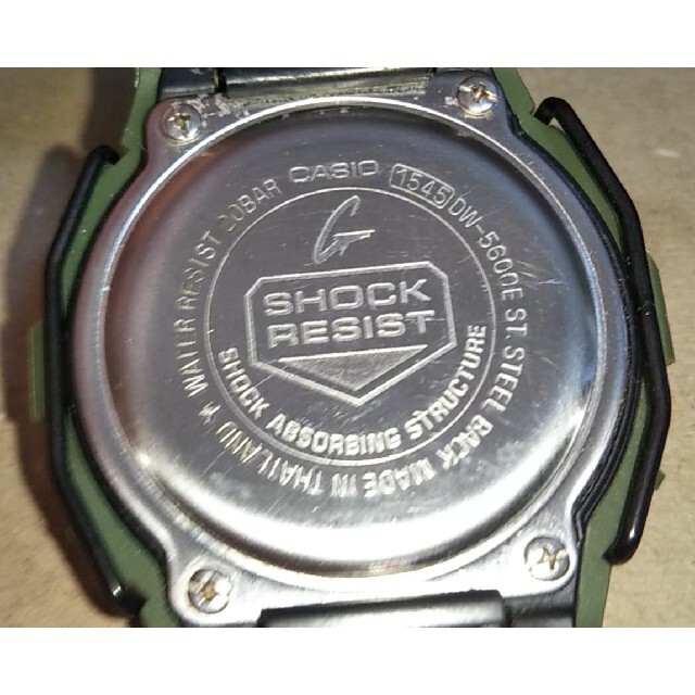 G-SHOCK(ジーショック)のナガミッチー様、専用 緑 CASIO カシオ G-SHOCK DW-5600E メンズの時計(腕時計(デジタル))の商品写真