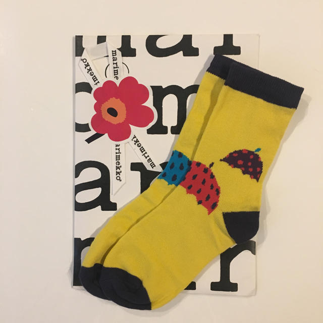 marimekko(マリメッコ)のmarimekko キッズ靴下 18-19cm キッズ/ベビー/マタニティのこども用ファッション小物(靴下/タイツ)の商品写真