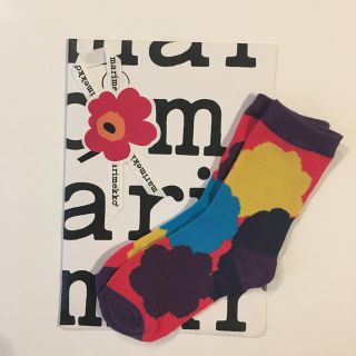 マリメッコ(marimekko)のmarimekko キッズ靴下 18-19cm(靴下/タイツ)