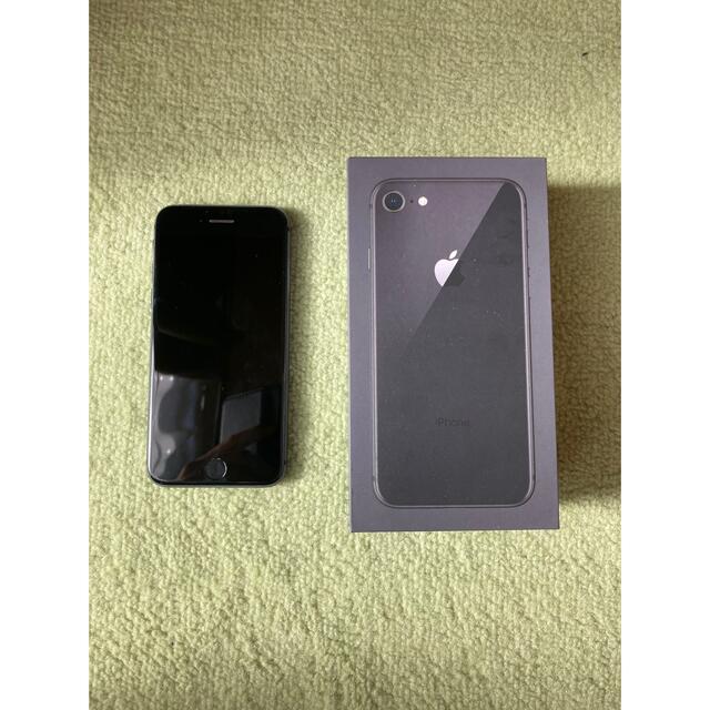 iPhone 8 Space Gray 64 GB SIMフリースマホ/家電/カメラ