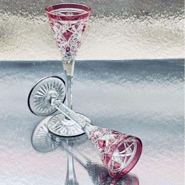 海外並行輸入正規品 Baccarat - 貴重☆オールドバカラ LAGNY ペア