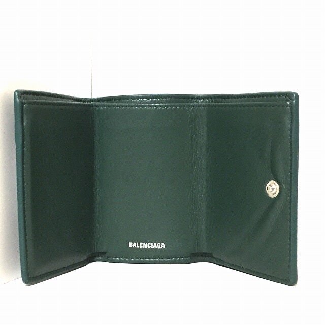 Balenciaga(バレンシアガ)のバレンシアガ 3つ折り財布 391446 グリーン レディースのファッション小物(財布)の商品写真