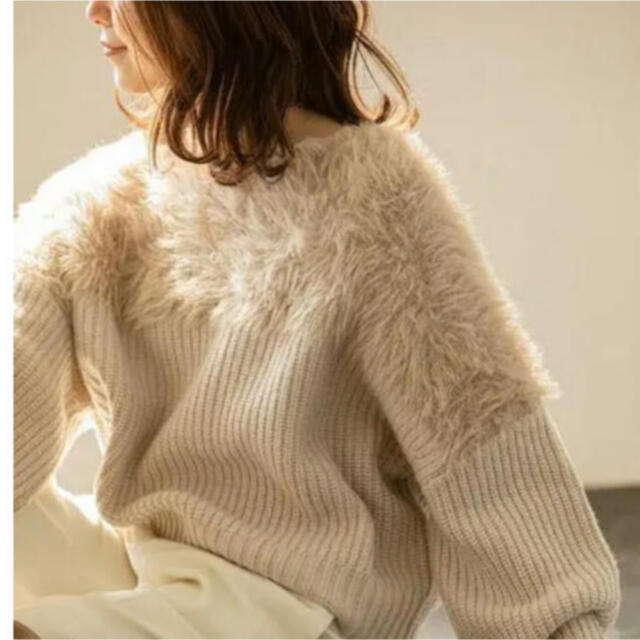 36%割引 【絶品】 Noble - パッチワークファーニットnoble2020AW 第一 ...