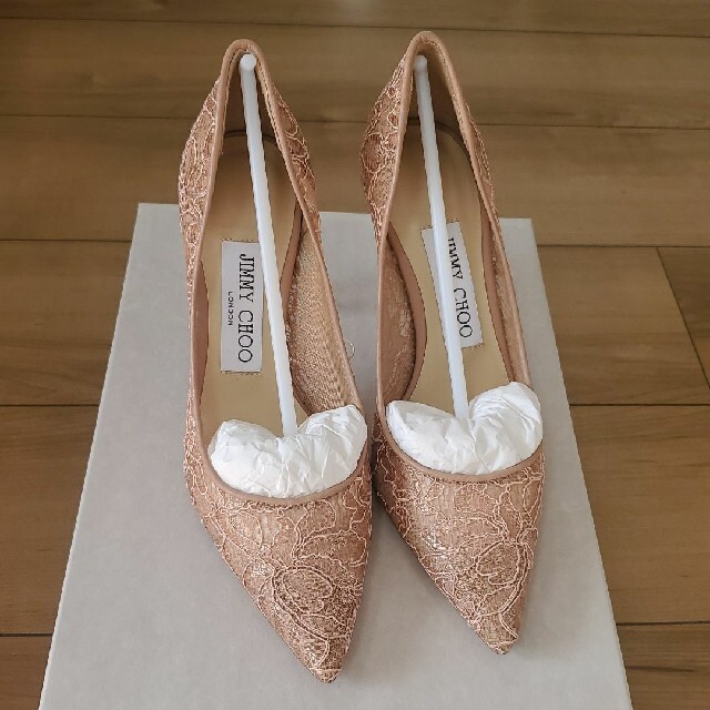 JIMMY CHOO　JIMMY CHOO　レースヒールパンプス